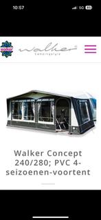 Walker concept 280 met bijbehorende Castel luifel, Ophalen, Gebruikt, Walker Campingstyle