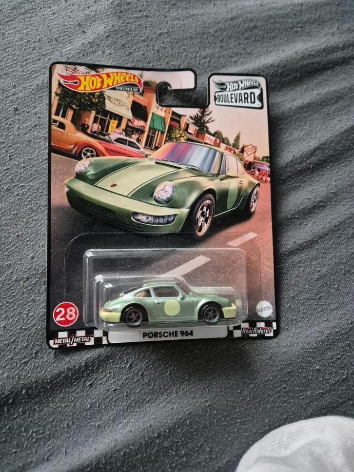 hot wheels porsche 964 boulevard groen, Hobby en Vrije tijd, Modelauto's | Overige schalen, Nieuw, Auto, Ophalen of Verzenden