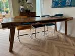 Unieke vintage eettafel 240 x 90, Huis en Inrichting, Tafels | Eettafels, Ophalen, Gebruikt, Alternatief, 200 cm of meer