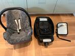 Maxi Cosi Autostoel + Base + Spiegel - Compleet Pakket, Kinderen en Baby's, Autostoeltjes, Gebruikt, Isofix, 0 t/m 13 kg, Maxi-Cosi