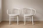 Set 2 Thonet No.204 stoelen wit jaren 70, Ophalen, Bruin, Zo goed als nieuw, Eén