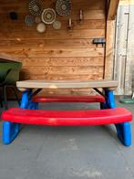 Little tikes picknick bank kinderen, Tuin en Terras, Picknicktafels, Ophalen, Gebruikt, Rechthoekig