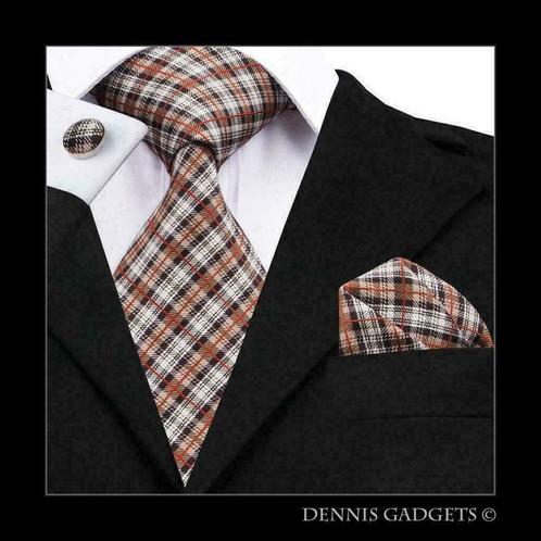 Dennis Gadgets: 100 % zijden stropdas ( 3 delig !! ) DG 0283, Kleding | Heren, Stropdassen, Nieuw, Met patroon, Overige kleuren