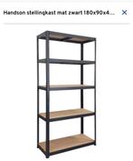 Handson stellingkast mat zwart 180x90x40 cm 175 kg, Huis en Inrichting, Kasten | Stellingkasten, Ophalen, Zo goed als nieuw