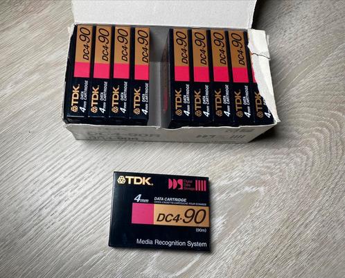 TDK DC4 90R data cassettes, Cd's en Dvd's, Cassettebandjes, Zo goed als nieuw, Onbespeeld, Overige genres, 2 t/m 25 bandjes, Ophalen of Verzenden