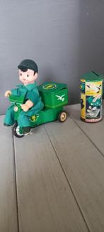 Antiek blikken Tintoys China MF969 postbode driewieler, Ophalen of Verzenden