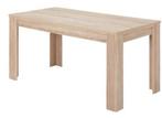 GRATIS Massief eikenhouten eettafel 160x90x75 witgelakt, Ophalen, 200 cm of meer, 50 tot 100 cm, Zo goed als nieuw