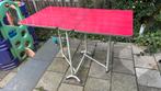 Formica klaptafel rood, Ophalen, Overige materialen, Minder dan 50 cm, Gebruikt