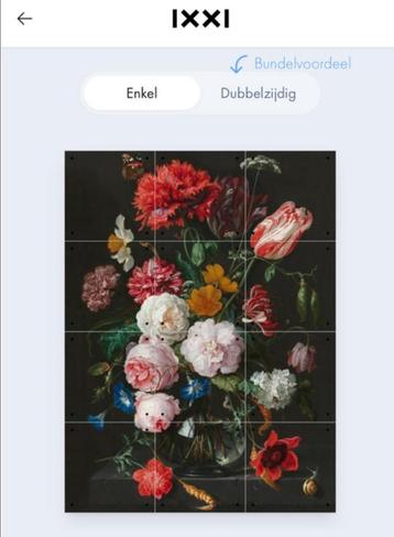 IXXI 60cm x 80cm Jan Davidsz, stilleven beschikbaar voor biedingen