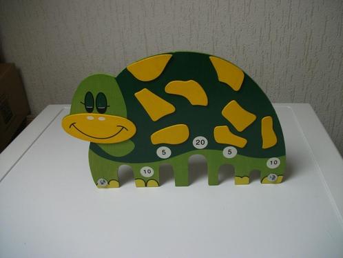 Knikkerspel schildpad, Kinderen en Baby's, Speelgoed | Houten speelgoed, Gebruikt, Ophalen of Verzenden