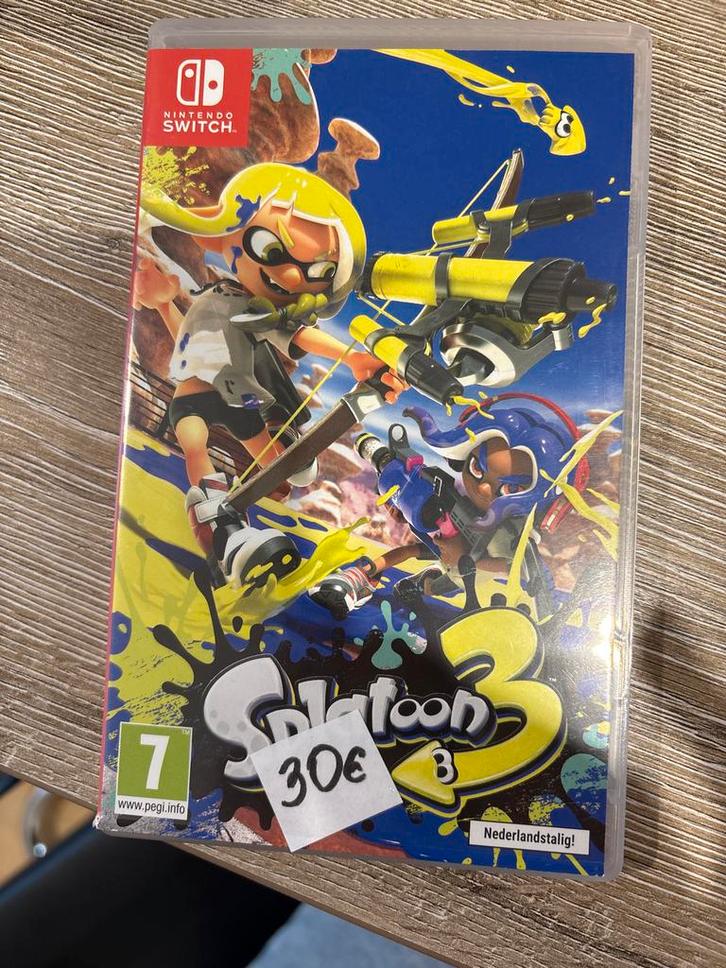 Splatoon 3 - Nintendo Switch, Spelcomputers en Games, Games | Nintendo Switch, Zo goed als nieuw, Shooter, 3 spelers of meer, Vanaf 7 jaar