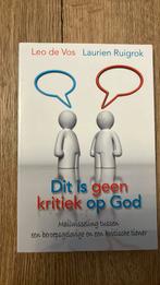 L. de Vos - Dit is geen kritiek op God, Ophalen of Verzenden, Zo goed als nieuw, L. de Vos; L. Ruigrok