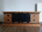 Mooi TV-meubel teakhout 150 cm, Ophalen, 100 tot 150 cm, Teakhout, Zo goed als nieuw