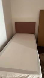 Roze boxspring, Huis en Inrichting, Slaapkamer | Boxsprings, Ophalen, Gebruikt, 90 cm, 200 cm