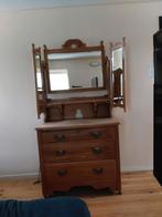 grenenhout engelse kaptafel, Antiek en Kunst, Ophalen