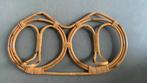 Vintage rotan wandkapstok Franco Albini, Huis en Inrichting, Wandkapstok, Ophalen of Verzenden, Zo goed als nieuw, Minder dan 100 cm