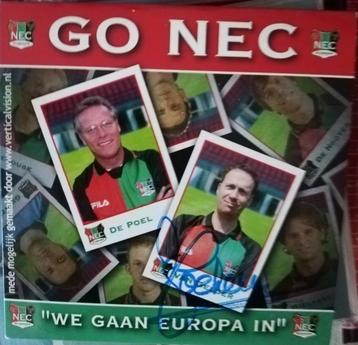 GO NEC 'We gaan Europa in' cd-single de Poel & van Gelder beschikbaar voor biedingen