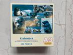 Puzzel zeehonden 252 stukjes, Hobby en Vrije tijd, Ophalen of Verzenden, Minder dan 500 stukjes, Gebruikt, Legpuzzel
