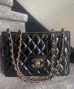 Vintage Chanel, Ophalen of Verzenden, Zo goed als nieuw, Zwart, Schoudertasje
