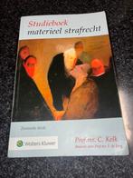 Studieboek materieel strafrecht - C. Kelk, Ophalen of Verzenden, Zo goed als nieuw, Sociale wetenschap