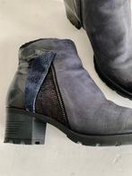 J51 Mjus maat 37 lage leren laarsjes laarzen schoenen blauw, Kleding | Dames, Schoenen, Blauw, Ophalen of Verzenden, Zo goed als nieuw