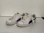 Puma Basket Wit Leer Maat 40, Ophalen of Verzenden, Gedragen, Wit, Sneakers of Gympen