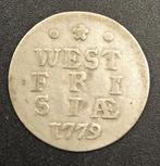 1779 Dubbele Wapenstuiver West-Friesland, Postzegels en Munten, Munten | Nederland, Vóór koninkrijk, Zilver, Losse munt, Overige waardes