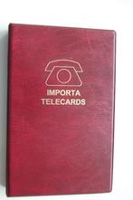 Een ALBUM voor TELEFOONKAARTEN  rood, Ophalen of Verzenden, Zo goed als nieuw, Telefoonkaarten