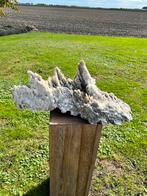 prachtige chalcedoon stalagtiet/grotsteen  top interieurstuk, Ophalen of Verzenden