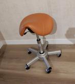 Orginele Flexchair zadelzit in leder uitvoering kleur cognac, Ophalen, Overige kleuren, Zo goed als nieuw, Bureaukruk