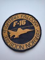 RNoAF F-16 332 Squadron patch, Verzamelen, Luchtvaart en Vliegtuigspotten, Ophalen of Verzenden, Zo goed als nieuw, Patch, Badge of Embleem