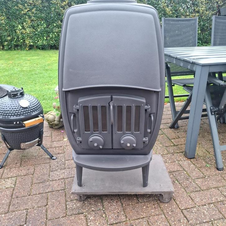 peis-61 houtkachel terras kachel overkapping, Tuin en Terras, Terrasverwarmers, Nieuw, Vloer, Ophalen