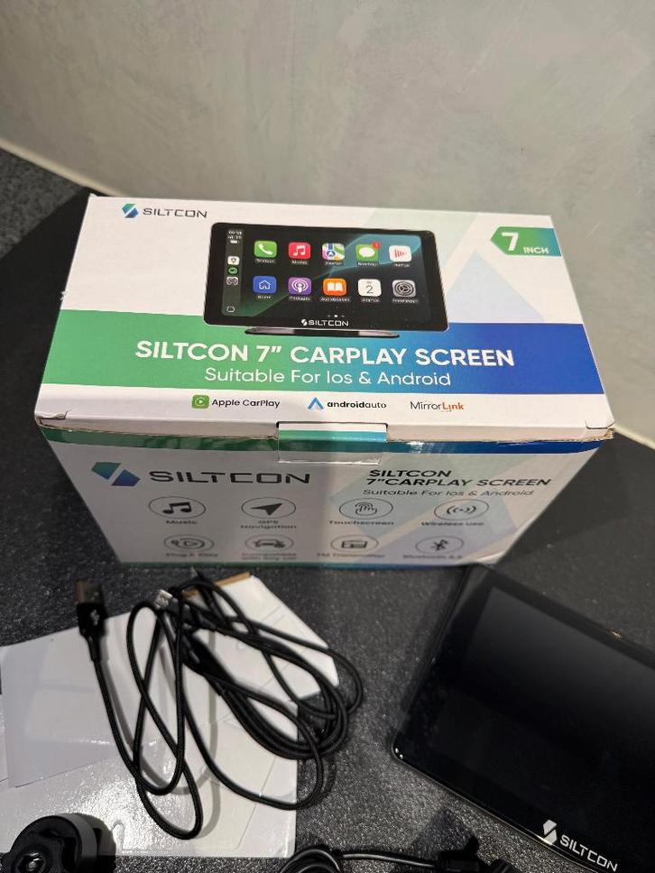 Siltcon CarPlay Scherm 7 Inch in nieuwstaat!, Auto diversen, Autonavigatie, Zo goed als nieuw, Verzenden