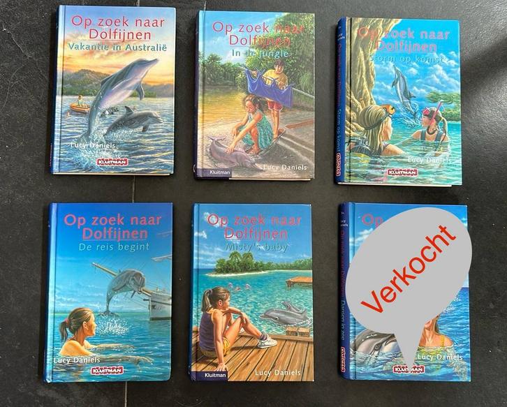 5 x Op zoek naar dolfijnen (Lucy Daniels), Boeken, Kinderboeken | Jeugd | onder 10 jaar, Zo goed als nieuw, Non-fictie, Ophalen of Verzenden