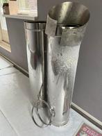 Dubbelwandig rookkanaal, Gebruikt, Ophalen of Verzenden, Minder dan 2 meter, 80 mm of meer