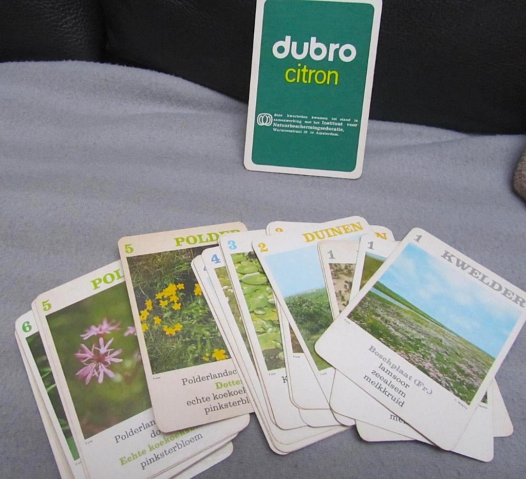kwartet   DUBRO  /   citron, Verzamelen, Ophalen of Verzenden, Gebruikt, Kwartet(ten)