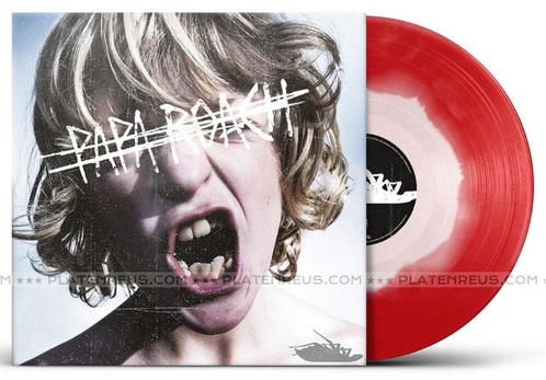 LP Papa Roach Crooked Teeth Nieuw Deluxe Edition Rood Wit, Cd's en Dvd's, Vinyl | Rock, Nieuw in verpakking, Poprock, 12 inch