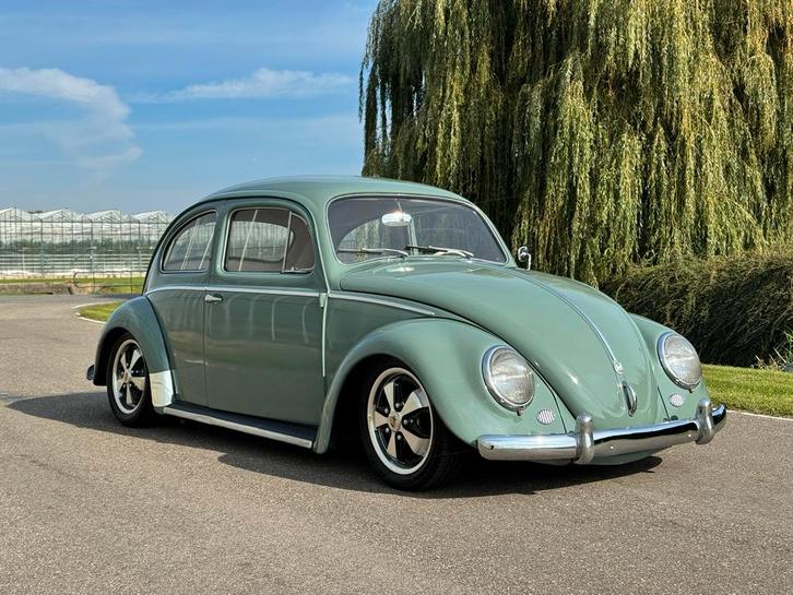 Volkswagen kever 1200 groen 1958, Auto's, Volkswagen, Bedrijf, Beetle (Kever), Open dak, Sportpakket, Benzine, Euro 1, Sedan, Handgeschakeld