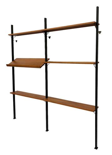 Vintage Wandsysteem Kast Olof Pira Zweden 1960 Teak design beschikbaar voor biedingen