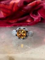 Citrien Madeira spinel beschermt welvaart succes magie, Sieraden, Tassen en Uiterlijk, Ringen, Geel, Nieuw, Ophalen of Verzenden