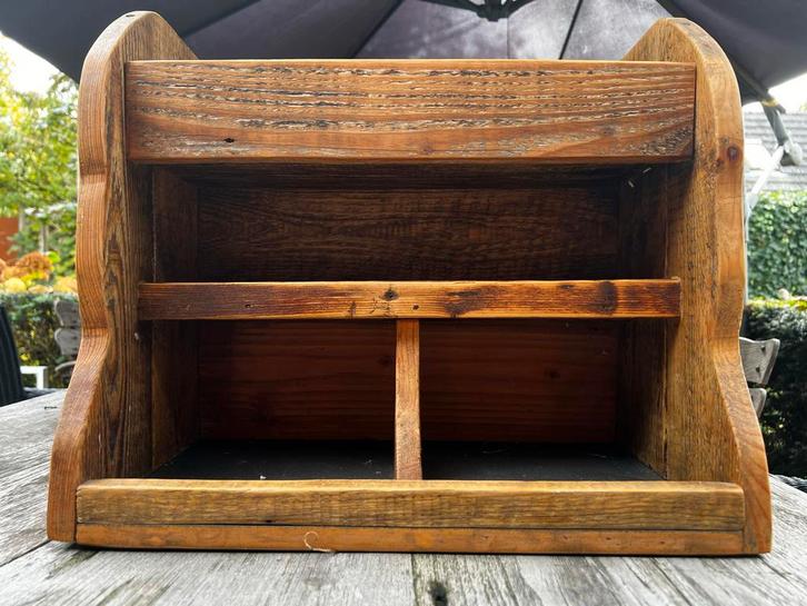 Houten Organizer Gruttersbak, Huis en Inrichting, Keuken | Keukenbenodigdheden, Gebruikt, Ophalen of Verzenden
