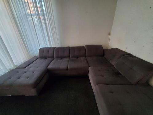 Bank, Huis en Inrichting, Banken | Bankstellen, Gebruikt, Hoekbank, Vierpersoons of meer, 300 cm of meer, 150 cm of meer, Stof