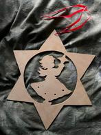 Houten Engel Ornament, Huis en Inrichting, Woonaccessoires | Wanddecoraties, Ophalen of Verzenden, Zo goed als nieuw