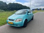 Chevrolet Kalos 1.4 16V 5D 2005 Groen APK tot maart 2026, Voorwielaandrijving, Stof, Zwart, 4 cilinders