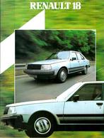 Folder Renault 18 1983, Ophalen of Verzenden, Gelezen, Renault