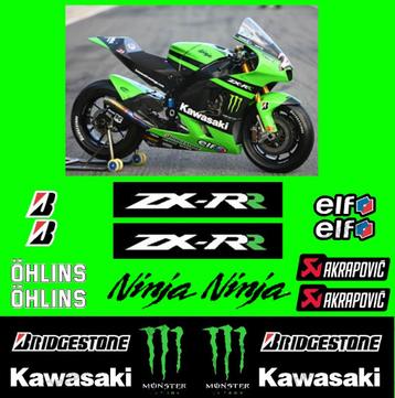 Kawasaki Racing MotoGP ZX-RR stickerset 20+kleuren beschikbaar voor biedingen