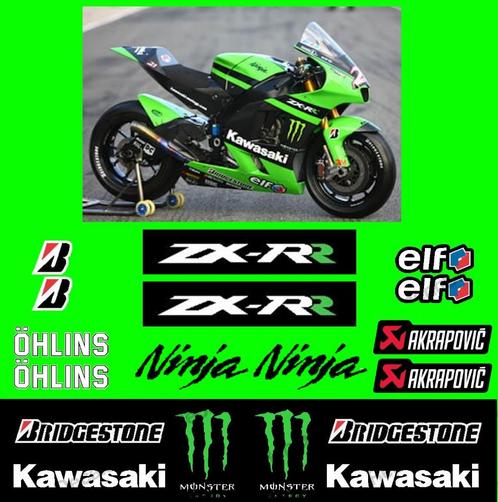 Kawasaki Racing MotoGP ZX-RR stickerset 20+kleuren, Motoren, Accessoires | Stickers, Verzenden