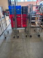 3 goede rolcontainers, Doe-het-zelf en Verbouw, Transportwagens, Ophalen, Gebruikt, Transportkar