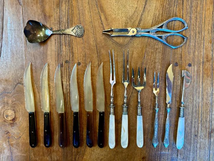 Vintage besteksets, Antiek en Kunst, Antiek | Bestek, Ophalen of Verzenden