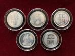 5 x 1oz zilver ICON Diana Mona Lisa Marilyn Monroe  Van Gogh, Postzegels en Munten, Ophalen of Verzenden, Zilver